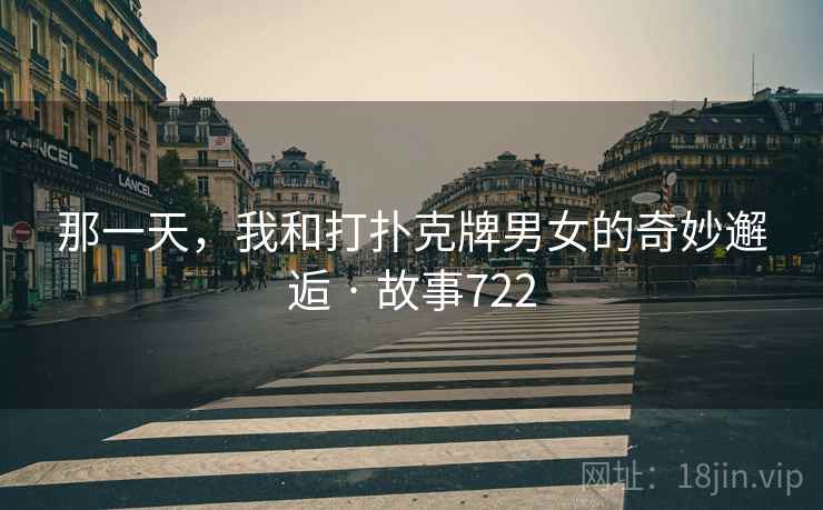 那一天，我和打扑克牌男女的奇妙邂逅 · 故事722