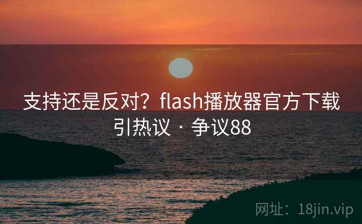 支持还是反对?flash播放器官方下载引热议 · 争议88